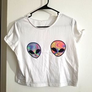 Alien Crop Top